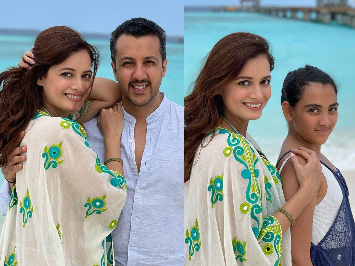 Dia Mirza shares a beautiful picture with Vaibhav Rekhi while she puts an end to her holidays on a good note