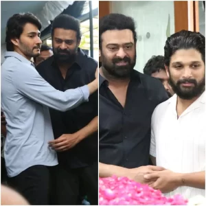 Allu Arjun, Mahesh Babu Console Prabhas, Vijay Deverakonda Pays Respects to Late Rebel Star Krishnam Raju