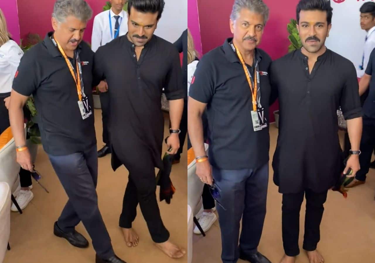 Anand Mahindra gets dance lessons from Ram Charan on RRR’
