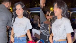 Ajay Devgn's daughter Nysa laughs as her bodyguard